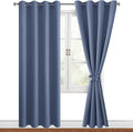 Hiasan Blackout Curtains for Bedroom, 52 x 96 Inches Long by Hiasan