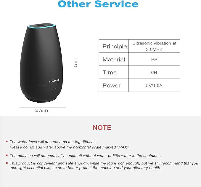 SOICARE Car Diffuser for Essential Oils, Small Portable Car Essential Oil - Image 6
