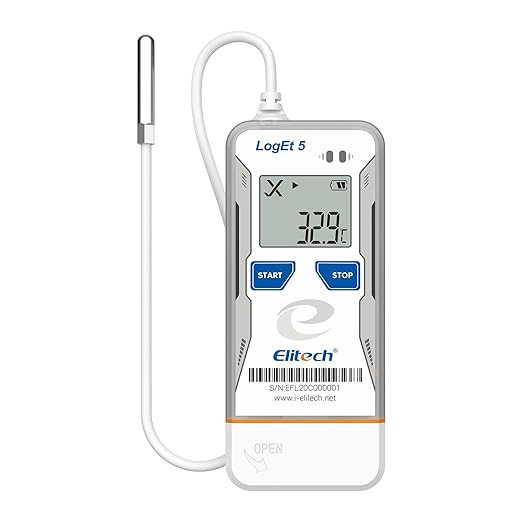 Elitech USB Digital Data Logger Temperature Humidity External Probe Reusable by Elitech