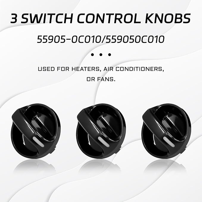 3Pcs AC Climate Control Module for Toyota Tundra Accessories Tacoma Shift Knob - Image 3