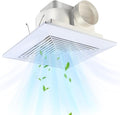 FEITON 110 CFM Bathroom Fan Exhaust Fan Ceiling Mount, 1.0 Sones, Square Quiet by FEITON