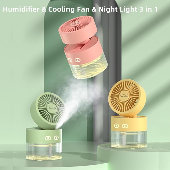 Personal Cooling Fan and Small Air Humidifier 350ml - Image 6