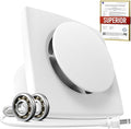 Bathroom Exhaust Fan with Switch, 2600RPM Upgraded Exhaust Fan 35dB Low Noise by ARSFAN