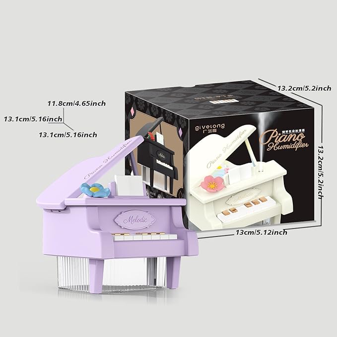 Portable Mini humidifie, 350mL Cool Mist Humidifie, 1200mAh Quiet - Image 2