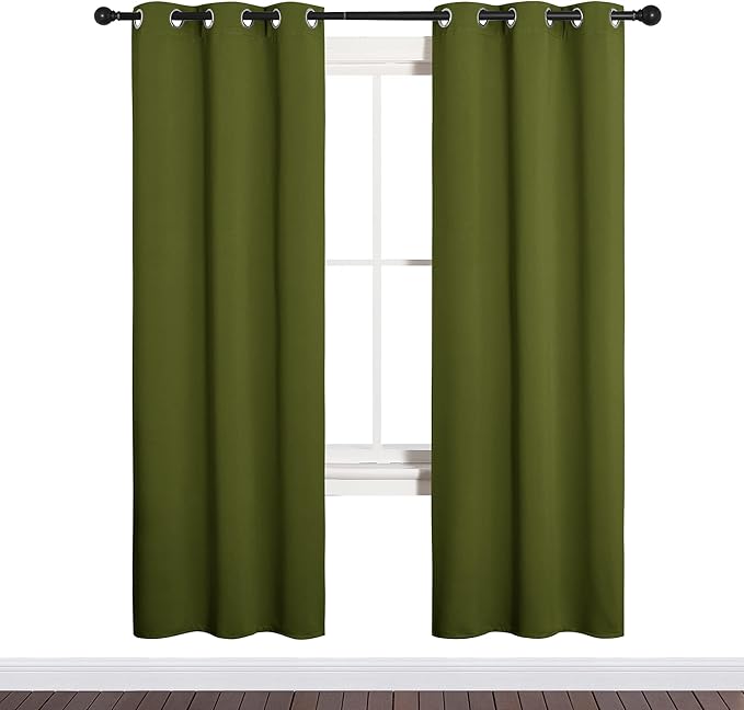 NICETOWN Bedroom Curtain Panels Blackout Draperies, Christmas Holiday Decor - Image 2
