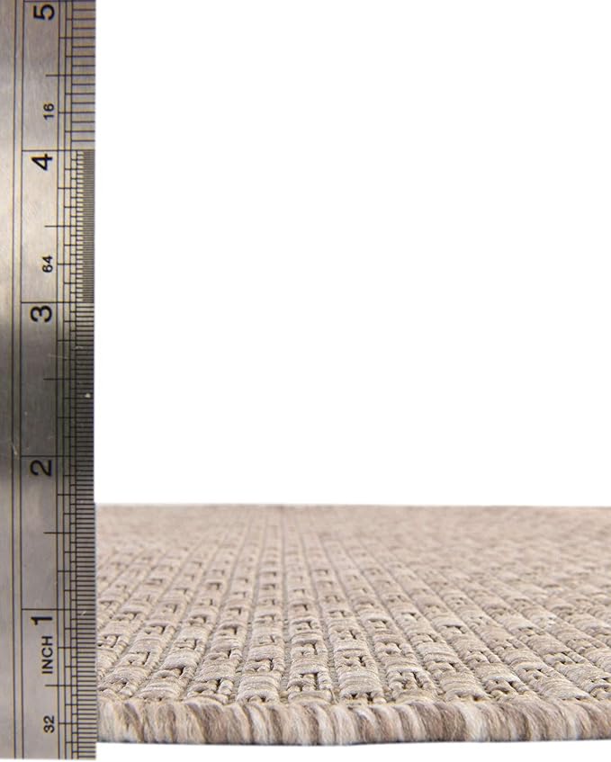 Unique Loom Collection Casual Transitional Solid Heathered Indoor/Outdoor - Image 8