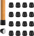 16pcs Round Chair Leg Floor Protectors, Felt Pads Chair Leg Protectors by BAIPOK