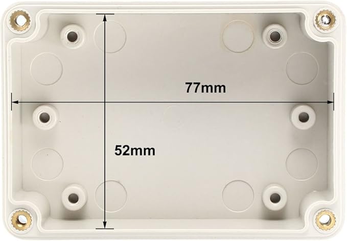 uxcell 83x58x33mm Electronic Waterproof IP65 Sealed ABS Plastic DIY Junction - Image 4