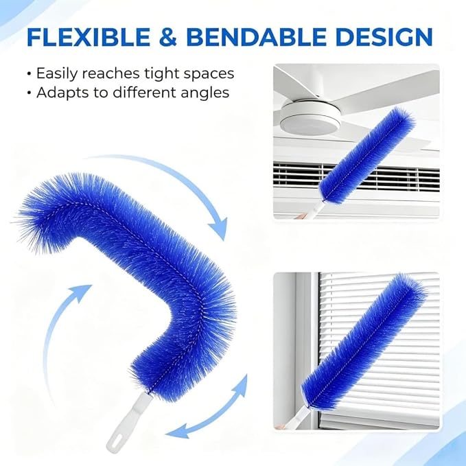 Bendable Microfiber Head, Reusable Dust Remover, Ultimate Dust Cleaning Brush - Image 2