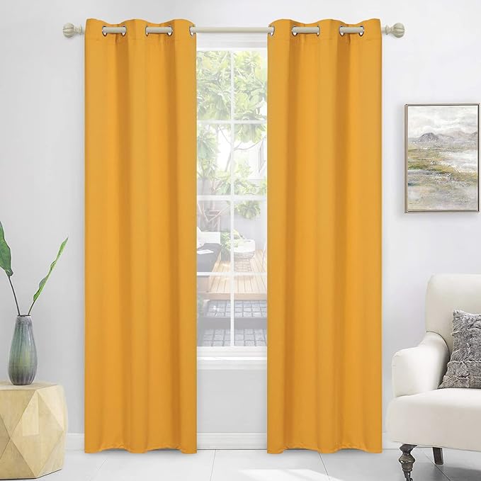 MYSKY HOME Grommet top Thermal Insulated Window Blackout Curtain - Image 8
