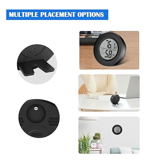 2Pcs Mini Digital Indoor Thermometer Hygrometer Meters Gauge Accuracy Room - Image 4