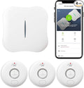 WiFi Water Leak Detectors for Home 3 Pack, Wireless Smart Water Leak Sensor by RUIKORING