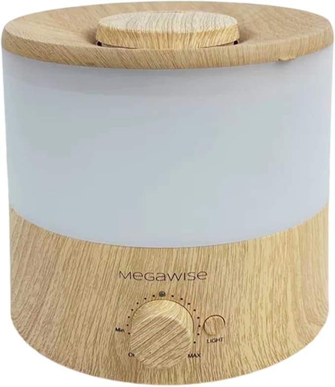 MEGAWISE 2025 Upgraded Ultrasonic Cool Mist Humidifier by MEGAWISE
