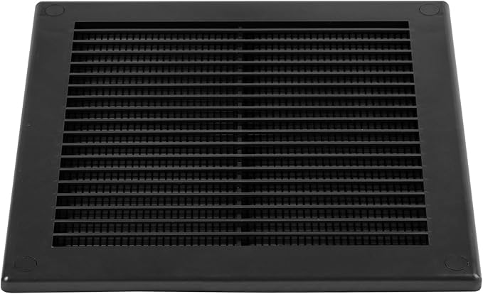 2-Pack 8" x 8" Square Air Vent Cover – Black Plastic Vent Deflector - Image 8