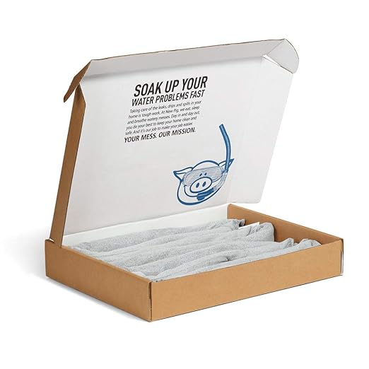 PIG Dryer-Safe Reusable Water Absorbent Sock | 4 Pack | 3" W x 38" L | Absorbs - Image 2