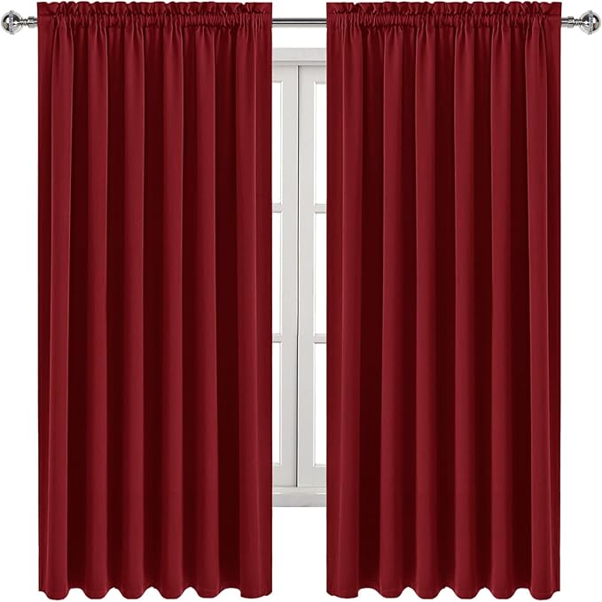 DWCN Blackout Curtains for Living Room Thermal Insulated, Energy Saving & Noise - Image 9