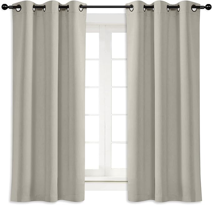 NICETOWN Room Darkening Window Treatment Curtain, Single Panel, 42 by 45 by NICETOWN
