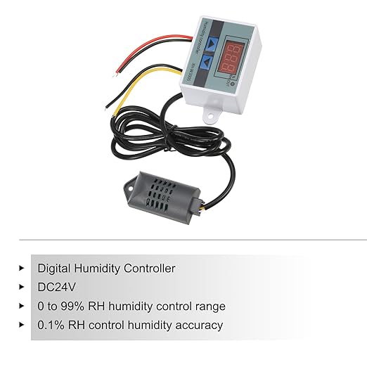 MECCANIXITY 24V DC LED Digital Humidity Meters Sensor Hygrometer Switch - Image 3
