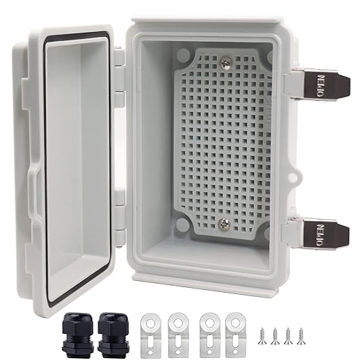 Waterproof Junction Box, ABS Plastic Electrical Box by LuSumtly