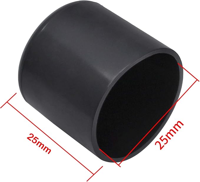 20Pcs Round Rubber Furniture Leg Caps 1"/25mm Vinyl Flexible Chair Leg Floor - Image 3