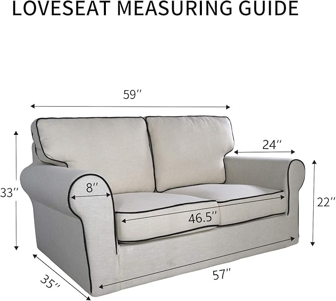PureFit 100% Dual Waterproof Couch Cover Slipcovers - Image 6