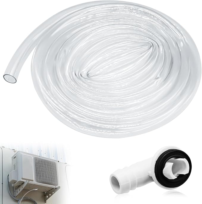 3Ft Portable Air Conditioner Drain Hose, 3/5 Inch Leakproof AC Drain Hose Kit by Unknown