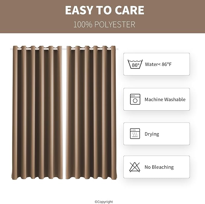 Waterproof Outdoor Curtain W84 x L120 - Image 7