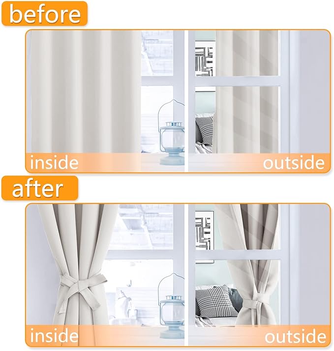 Hiasan Blackout Curtains for Bedroom, Thermal Insulated & Energy Saving Window - Image 5