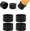1-15/16" Silicone Chair Leg Floor Protectors, Rubber Chair Leg Caps, Non-Slip by EASYEAH