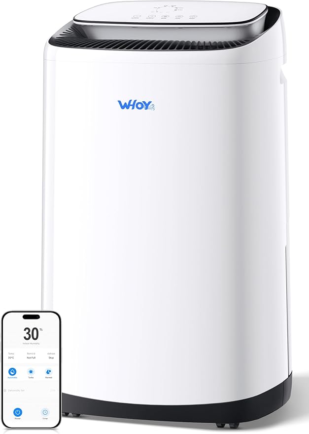 Dehumidifier for Basement 6, 000 Sq Ft, 120 Pints Max. Smart Compressor by WHOY