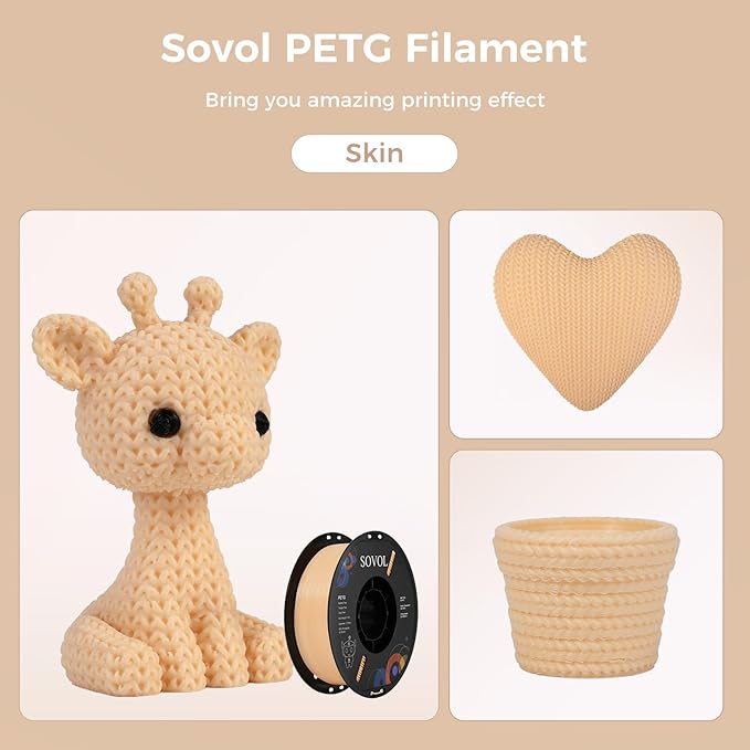 Sovol 3D Printer PETG Filament 1.75mm 1KG, High Precision, Strong Toughness - Image 3
