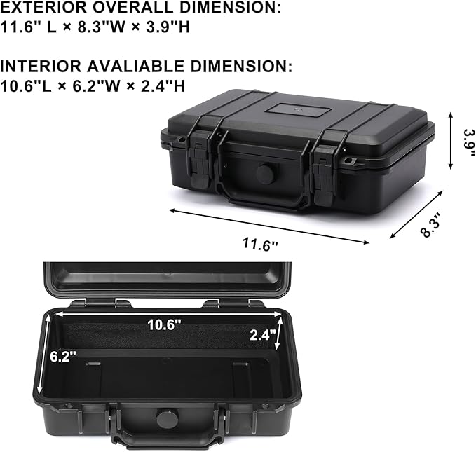 Mayouko Portable Tool Box with Shock- Proof Sponge, Water Proof Grade IP67 - Image 2