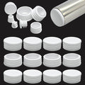 1-1/2" Plastic Hole Plugs White -Round Chair Leg Caps, Flush Mount Pipe Plugs by EASYEAH