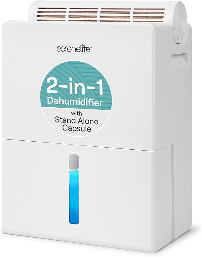 SereneLife 2-in-1 91 Oz Dehumidifier - Image 3