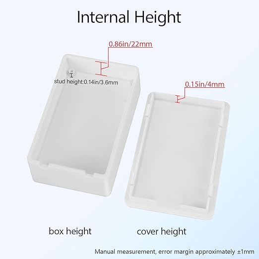 Project Box 8 Pieces Electrical Box Small Junction Box ABS Plastic Enclosure - Image 5
