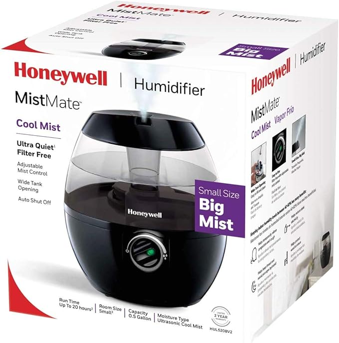 Honeywell HUL520BC MistMate™ Ultrasonic Cool Mist Humidifier, - Image 2