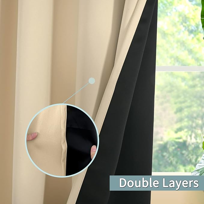BGment Thermal Insulated 100% Blackout Curtains - Image 7