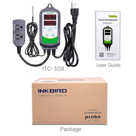 Inkbird ITC-308 Digital Temperature Controller Outlet Thermostat 2-Stage 1100W - Image 8