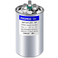 FOCSPROD 50+7.5 uF 50/7.5 MFD ±6% 370V/440V CBB65B AC Capacitor, Dual Run Round by FOCSPROD
