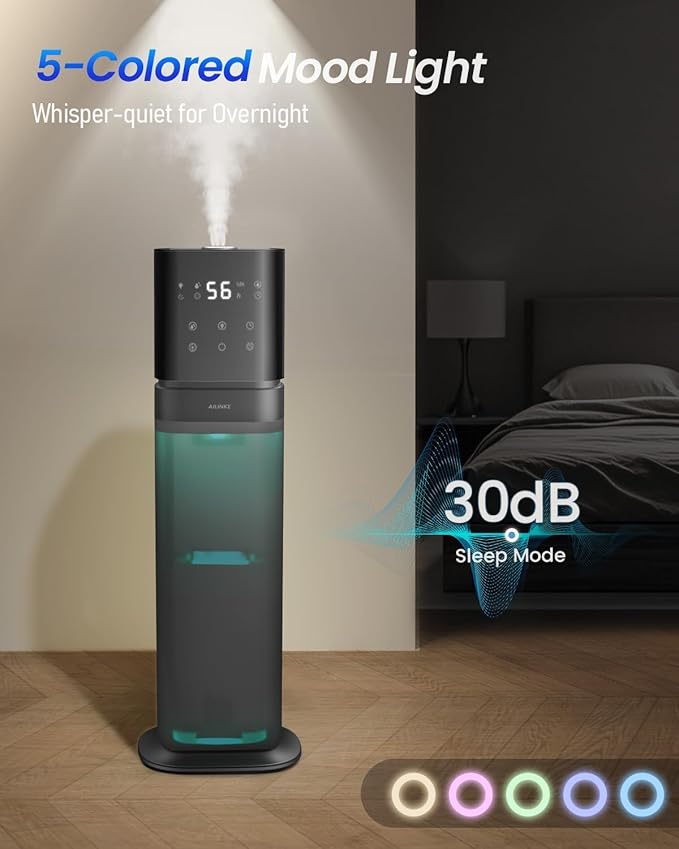 Humidifiers for Bedroom 2.1Gal/8L, Smart Humidifier Large room, Cool Mist - Image 9