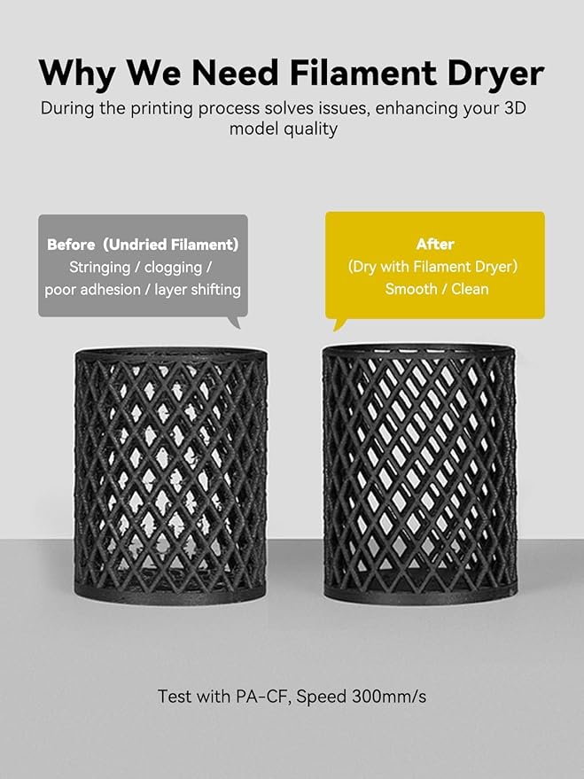 Creality Space Pi Filament Dryer, Filament Storage Box, Upgraded Double 360° - Image 3
