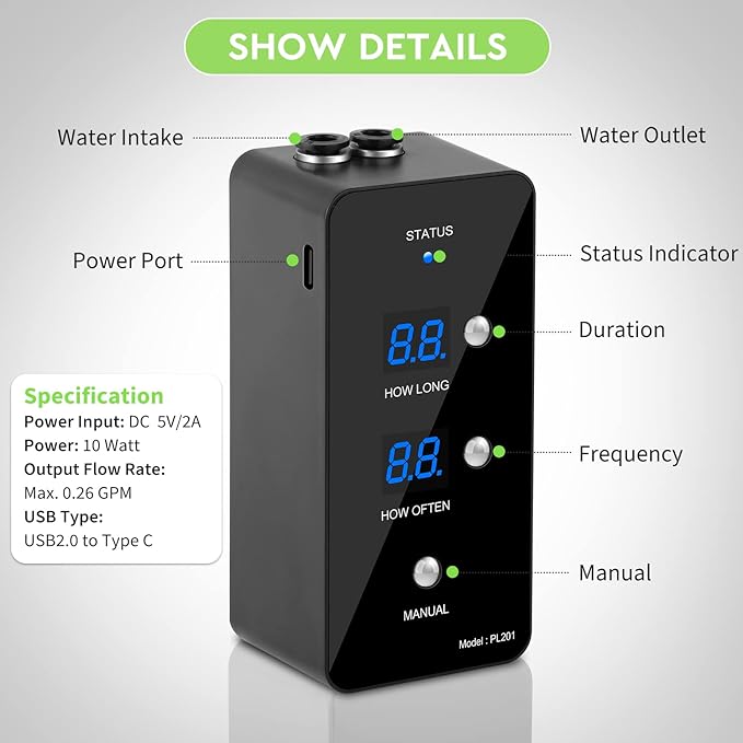 moistenland Reptile Humidifier, Misting System - Image 3