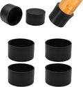 1-3/4" Silicone Chair Leg Floor Protectors, Rubber Chair Leg Caps, Non-Slip by EASYEAH