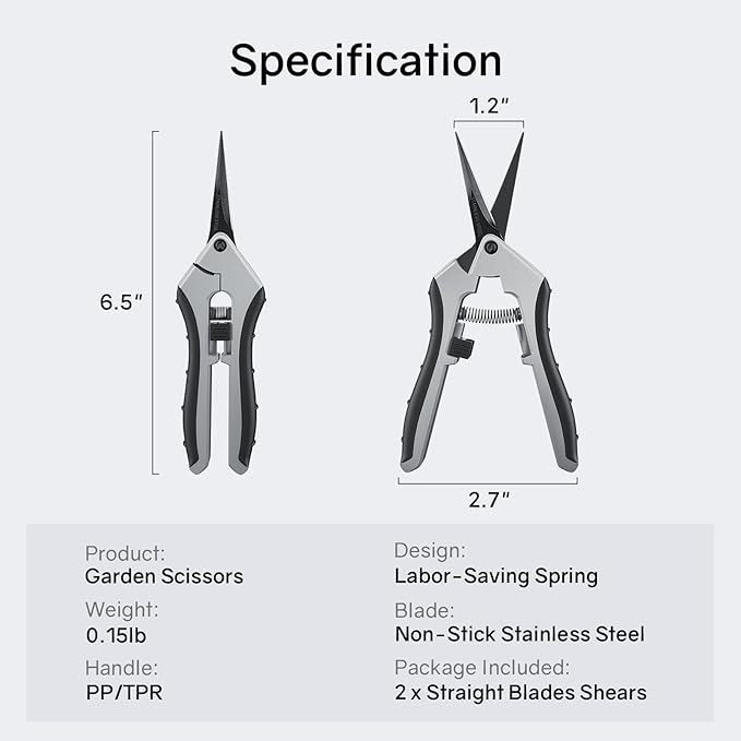6.5" Ultra Sharp Pruning Shears - Image 8