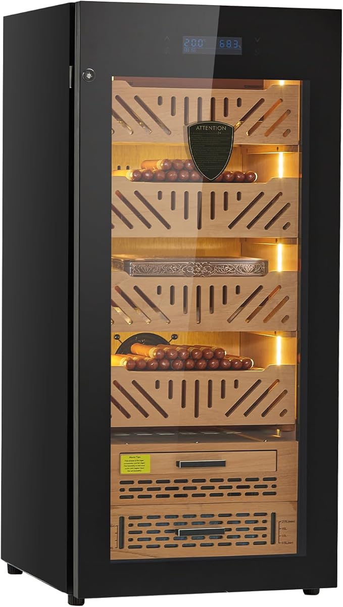 VEVOR Electric Humidor, 88L Cigar Humidor, Constant Humidity & Temperature by VEVOR