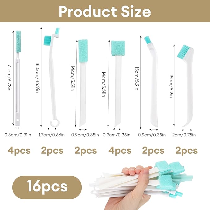 16pcs Humidifier Cleaning Brush Set, - Image 2