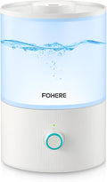 FOHERE Humidifiers for Bedroom, 3.2L Top Fill Cool Mist Ultrasonic Humidifier by HOME