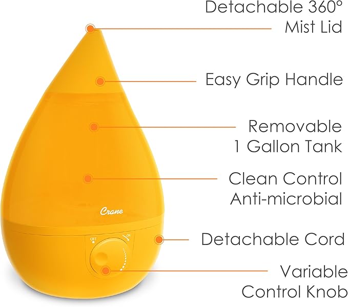Crane Ultrasonic Cool Mist Humidifier - Image 3