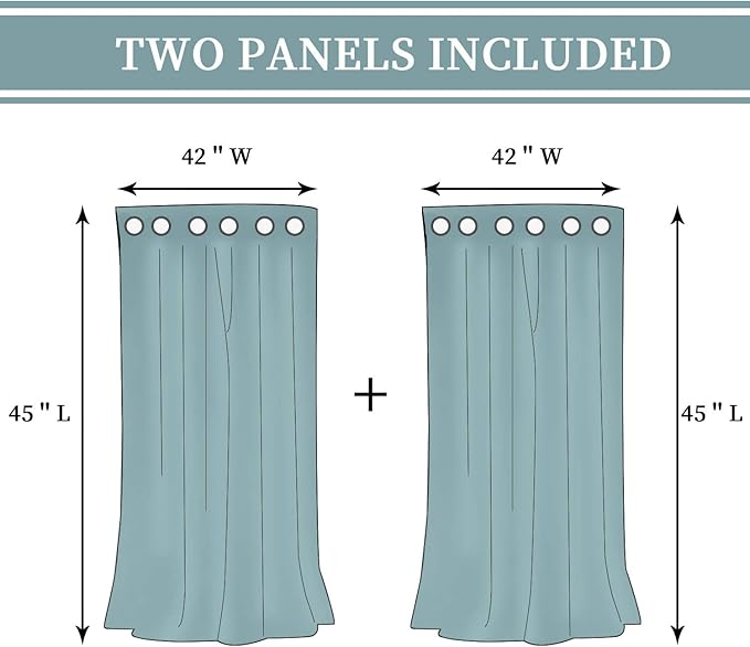 BGment Baby Pink 100% Blackout Curtains - Image 6