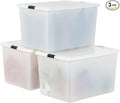 IRIS USA 144 Qt Stackable Plastic Storage Bins by IRISUSA